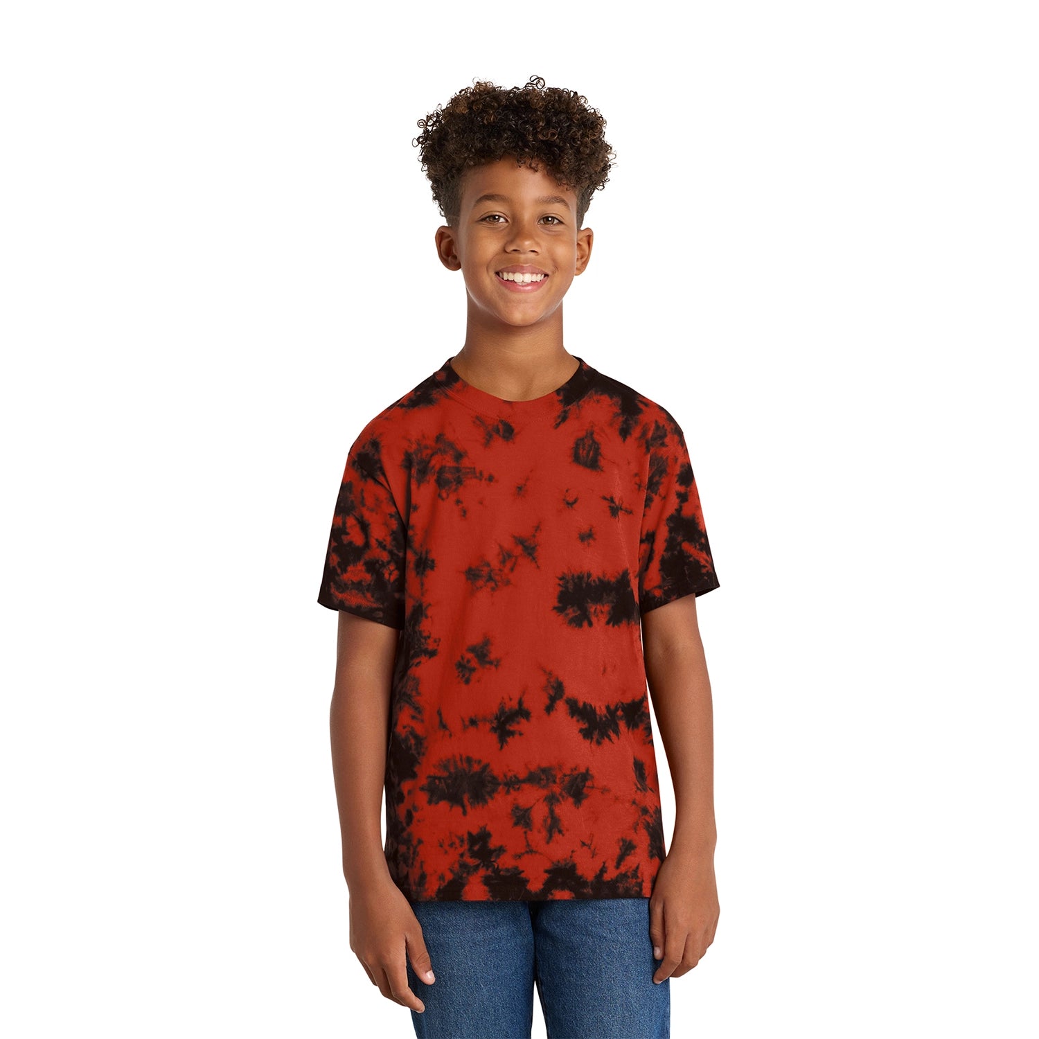 Port & Co Decorated Youth Crystal TieDye Tee