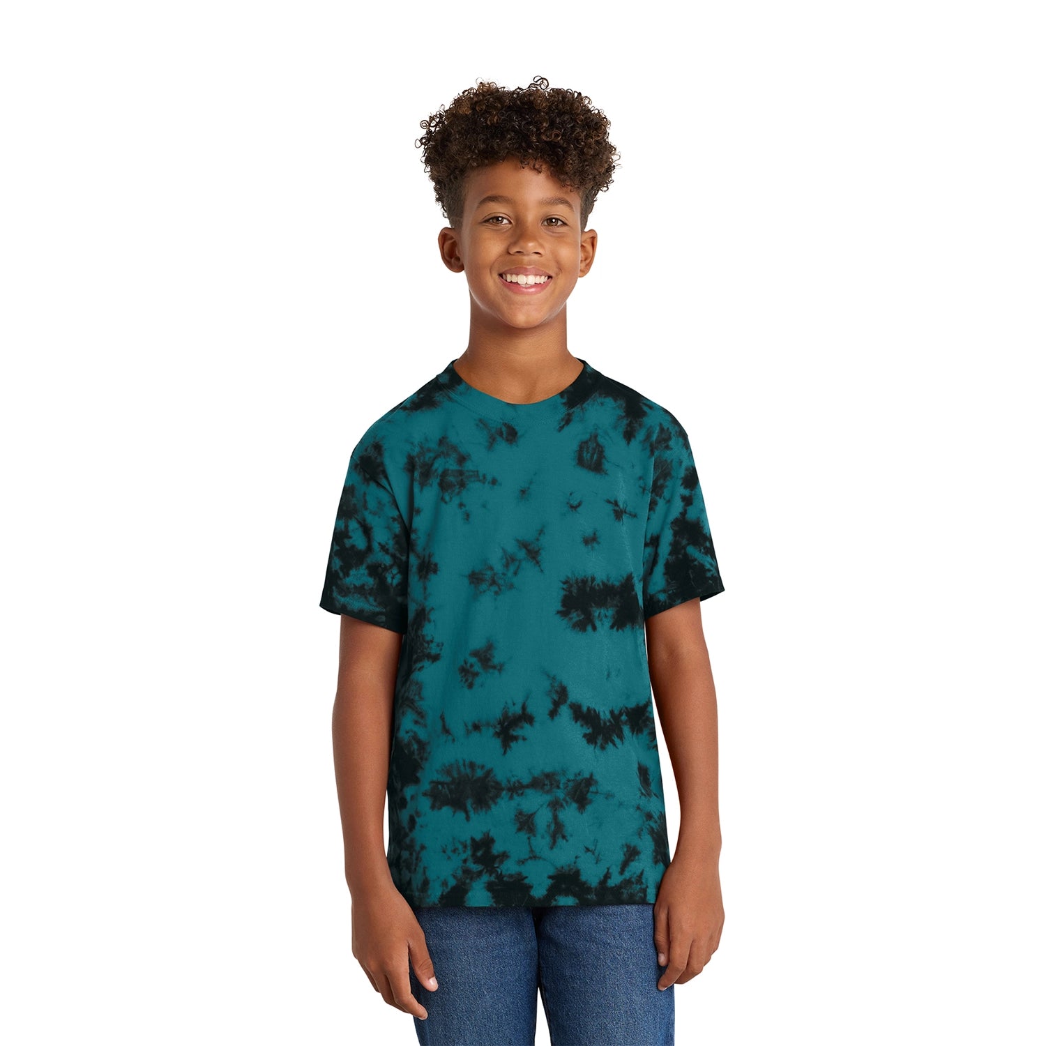 Port & Co Decorated Youth Crystal TieDye Tee