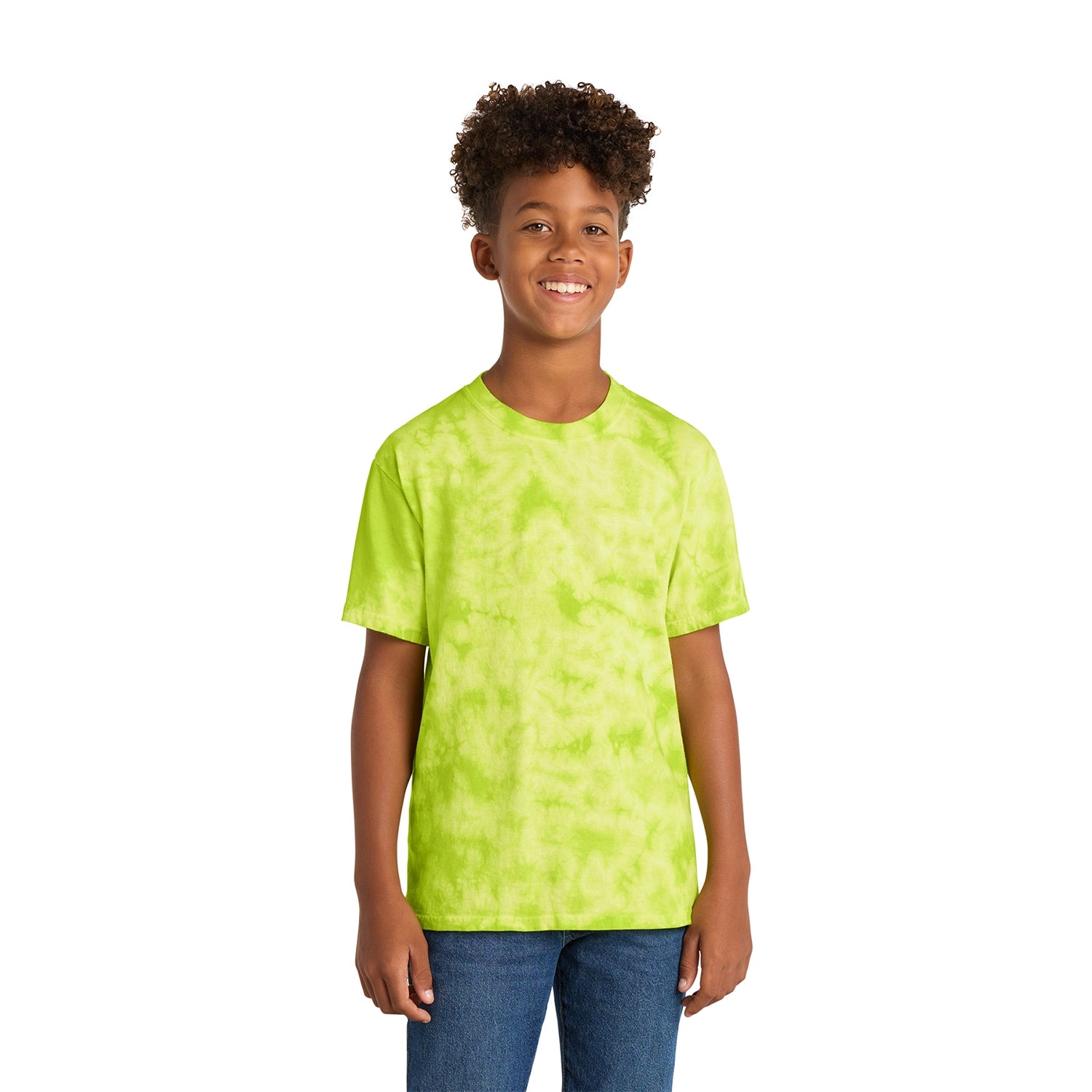 Port & Co Decorated Youth Crystal TieDye Tee