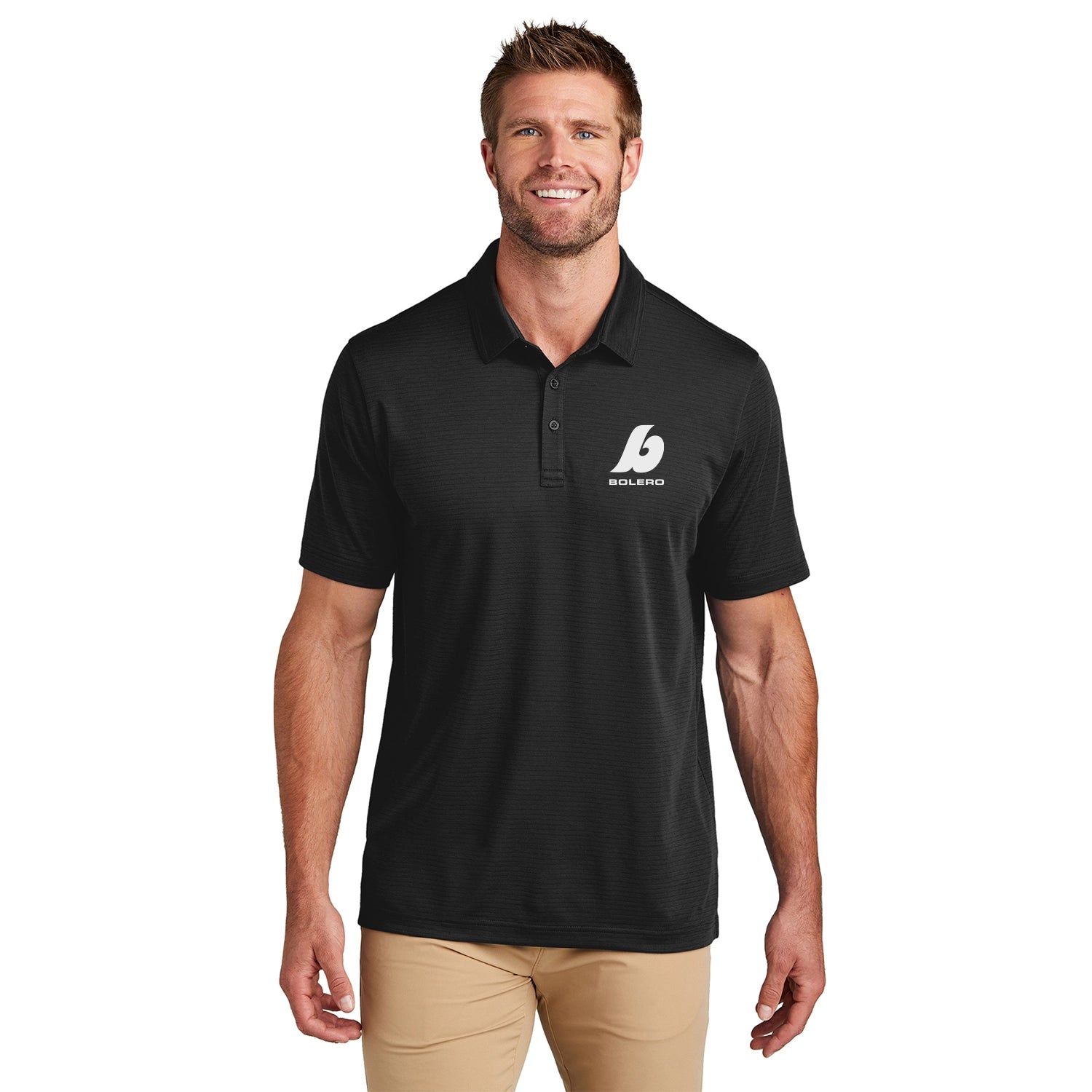 TravisMathew Bayfront Solid Embroidered Polo