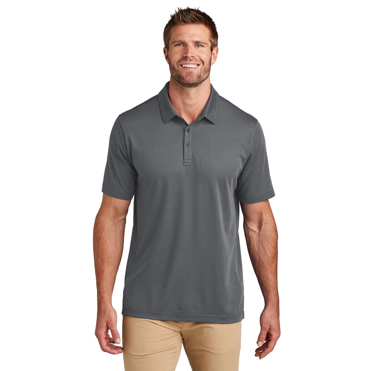 TravisMathew Bayfront Solid Embroidered Polo