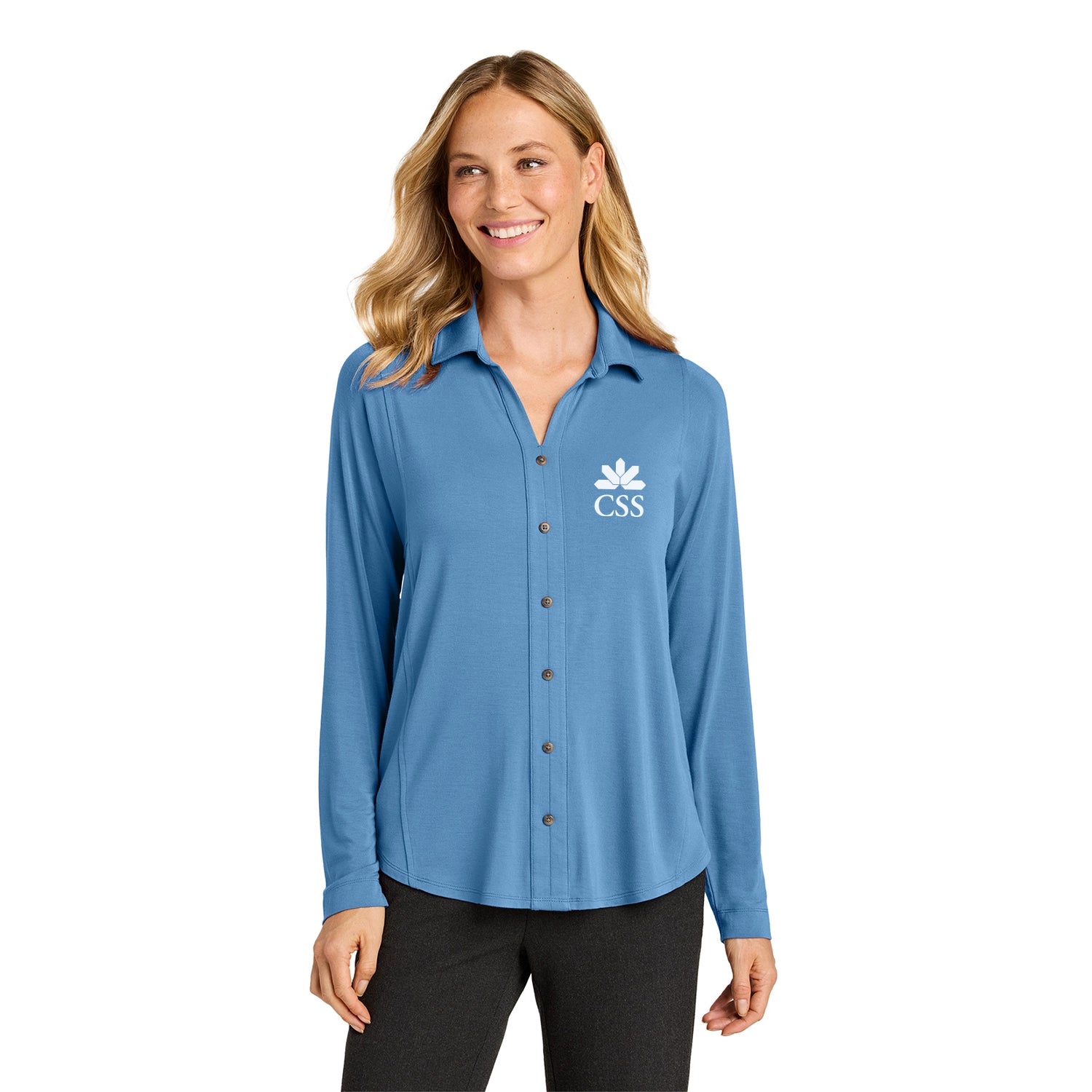 Port Authority Women’s Luxe Knit Button Tunic