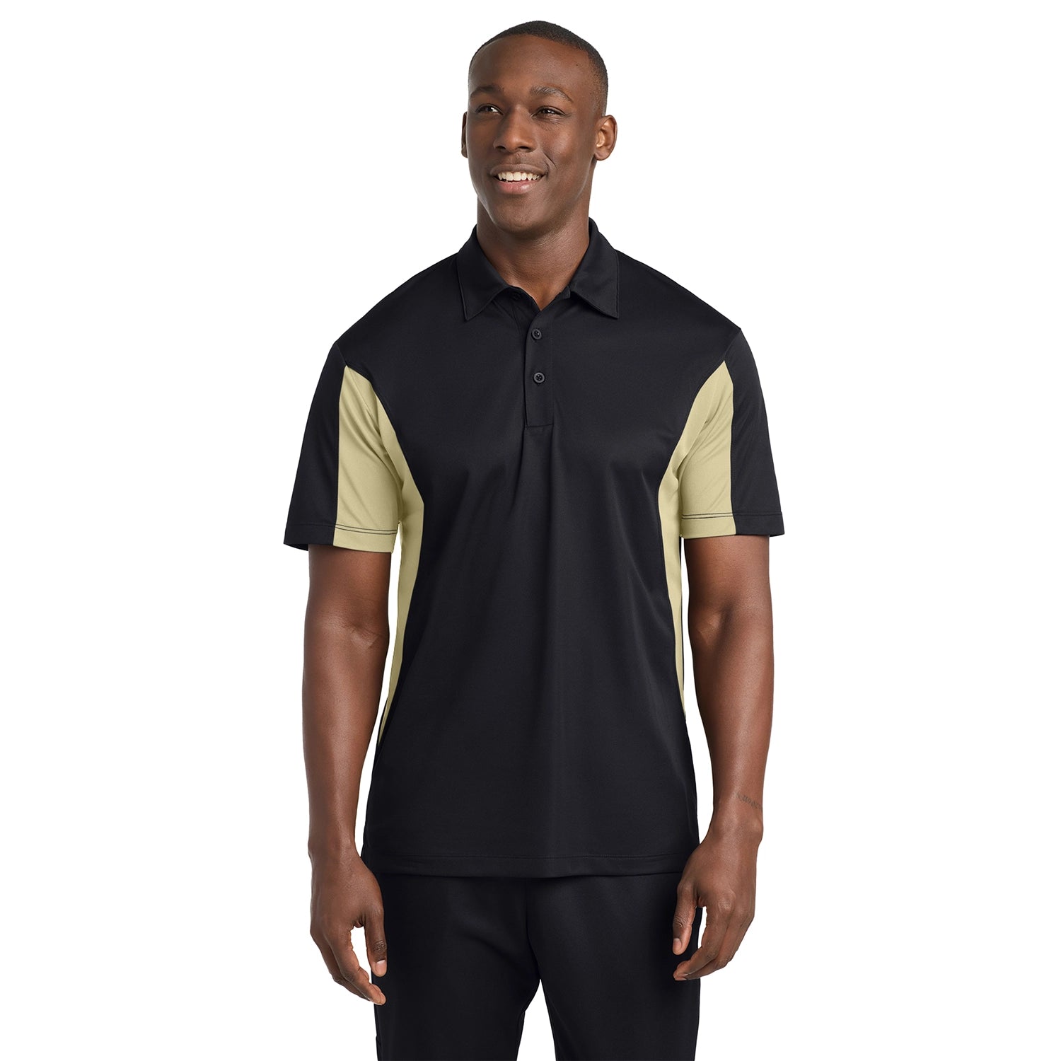 SportTek Side Blocked Micropique SportWick Polo
