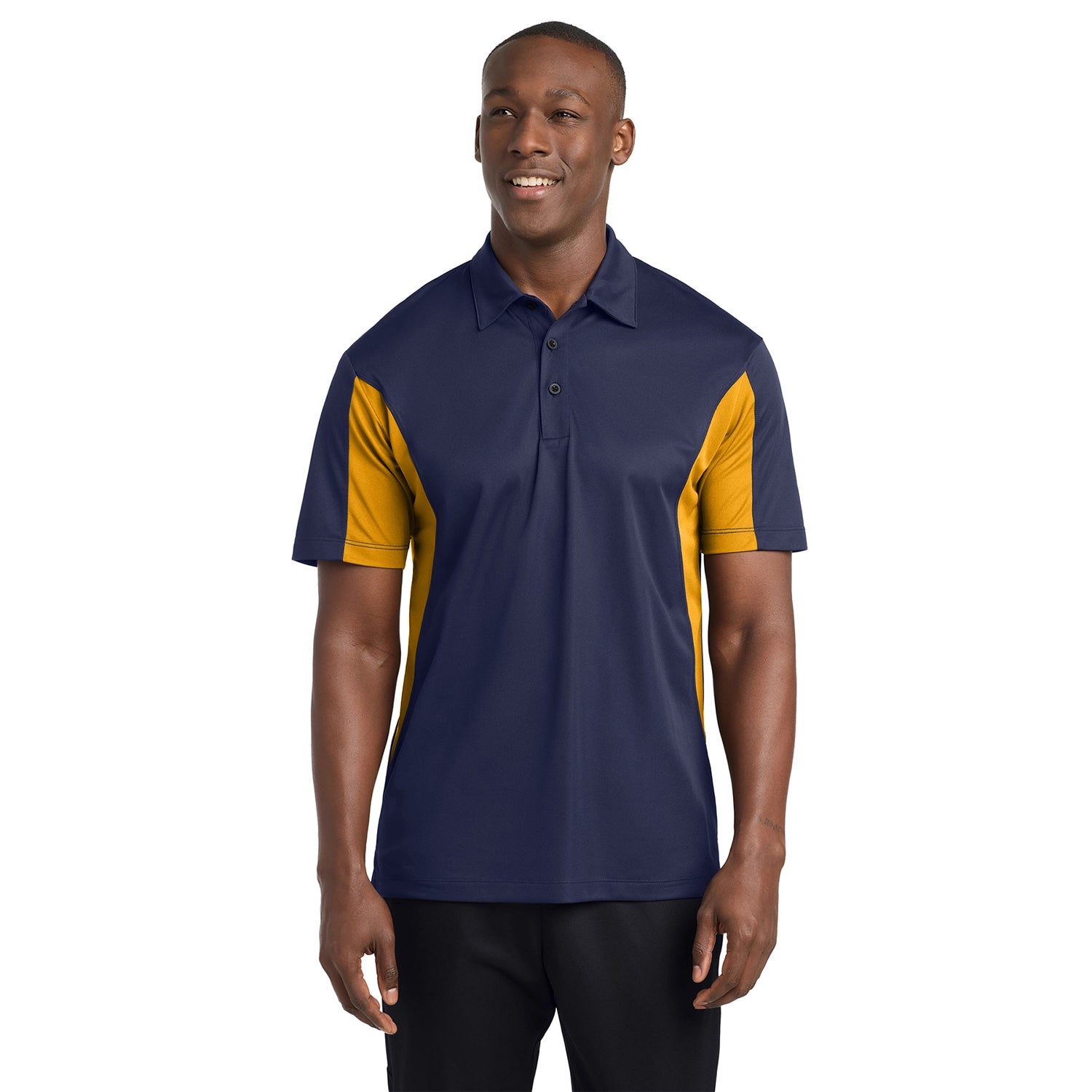 SportTek Side Blocked Micropique SportWick Polo