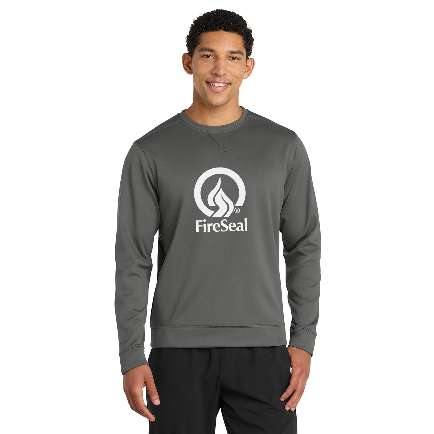 Port & Co Decorated Performance Fleece Crewneck Sweatshirt