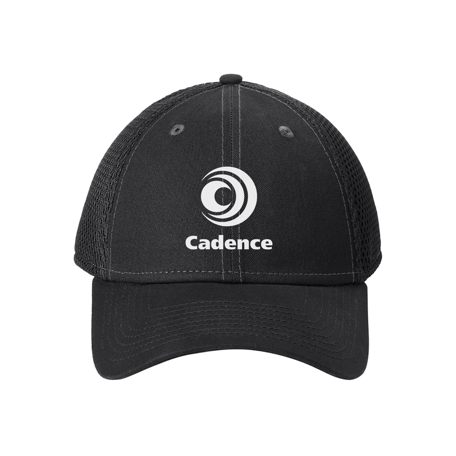 New Era Snapback Contrast Front Mesh Embroidered Cap