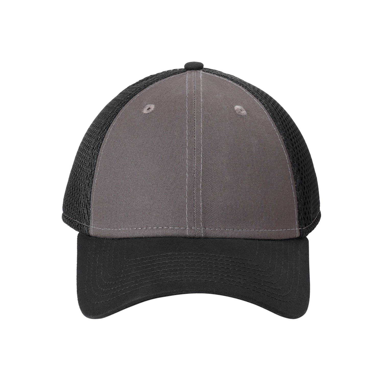 New Era Snapback Contrast Front Mesh Embroidered Cap