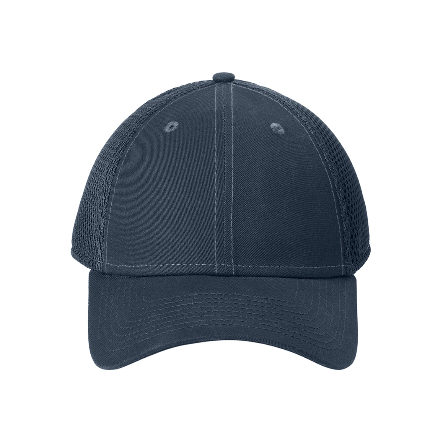 New Era Snapback Contrast Front Mesh Embroidered Cap