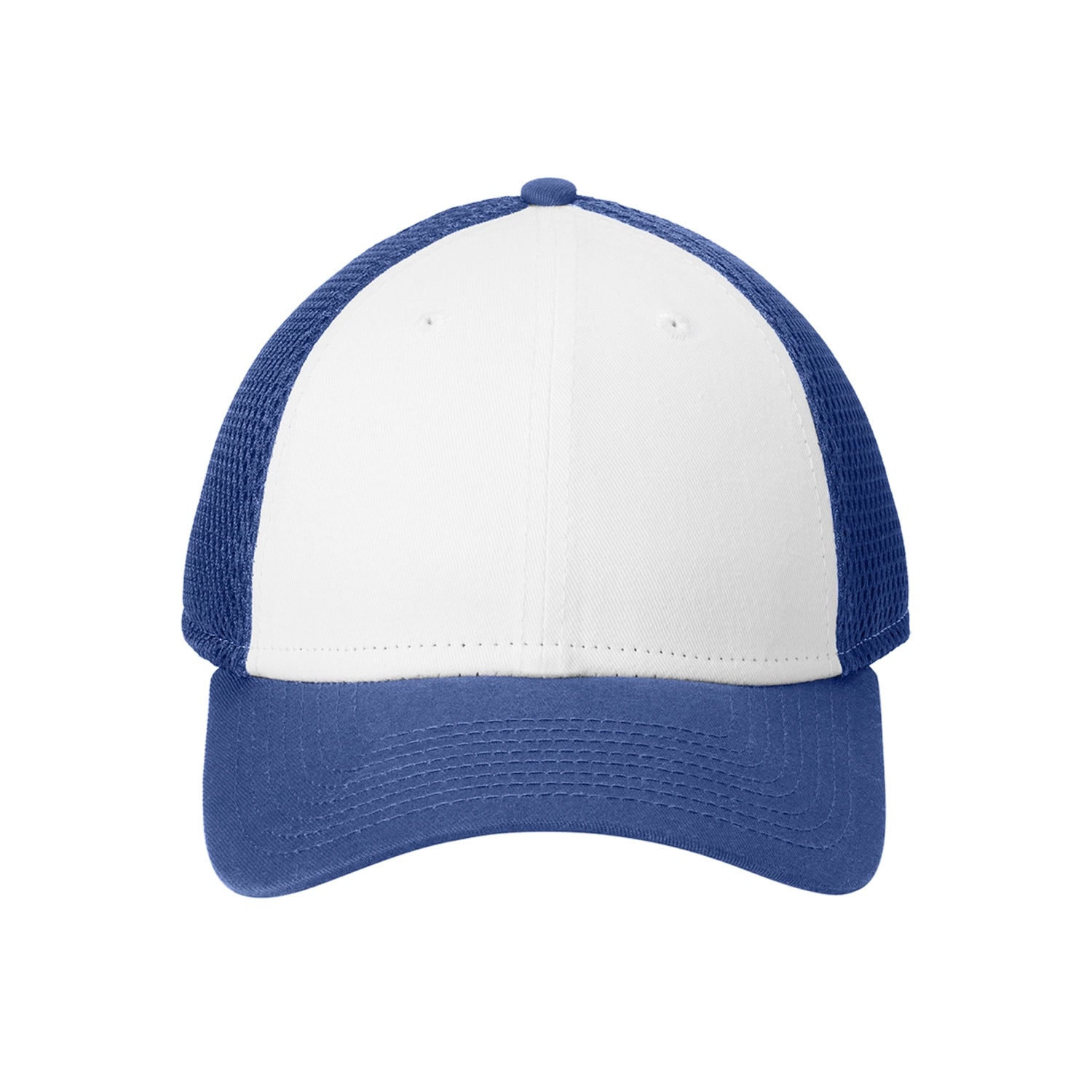 New Era Snapback Contrast Front Mesh Embroidered Cap