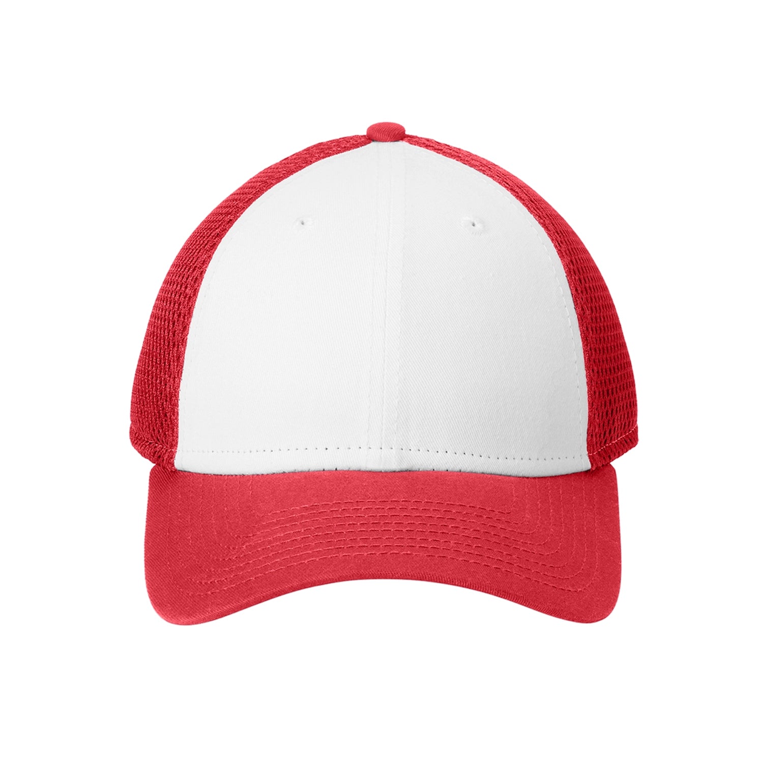 New Era Snapback Contrast Front Mesh Embroidered Cap