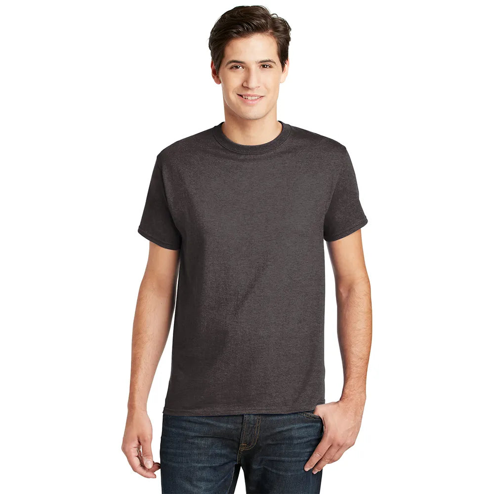 Hanes - Essential-T 100% Cotton T-Shirt Decorated - Charcoal Grey Heather