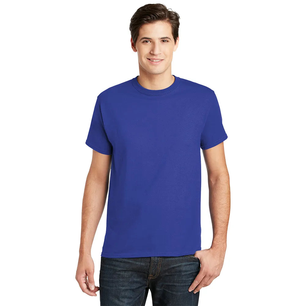 Hanes - Essential-T 100% Cotton T-Shirt Decorated - Deep Royal Blue (PMS 662C)