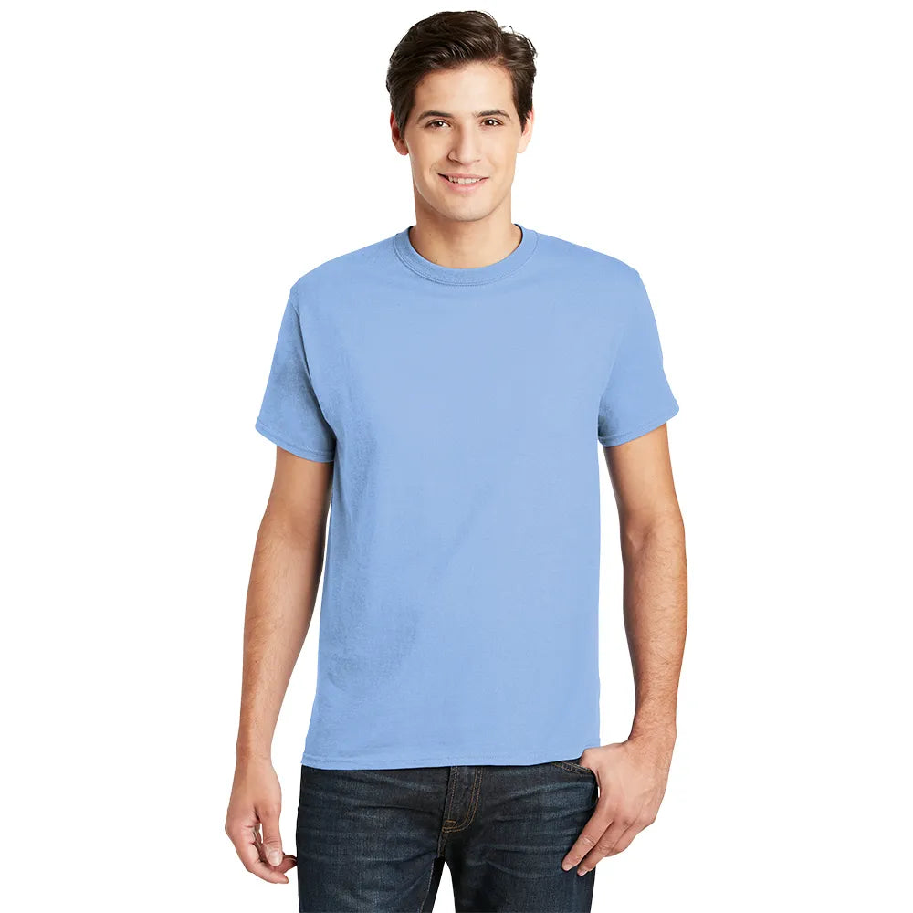 Hanes - Essential-T 100% Cotton T-Shirt Decorated - Light Blue (PMS 283C)