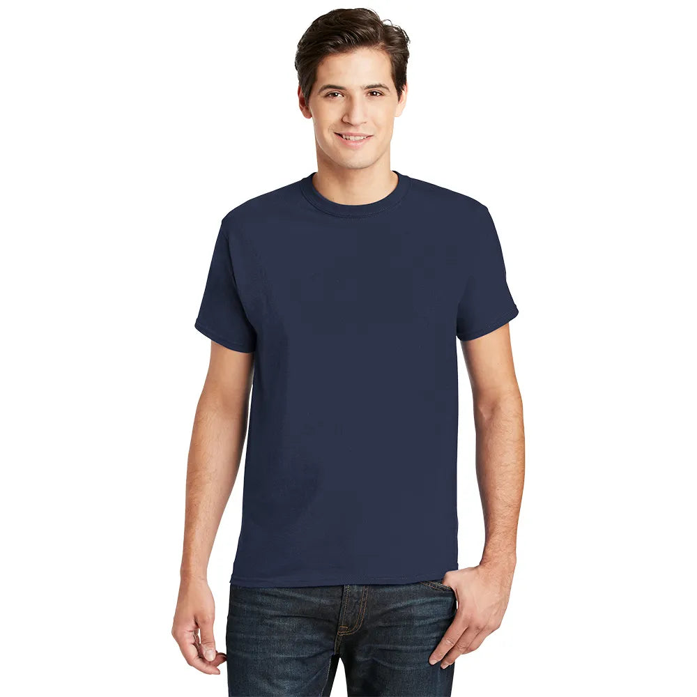 Hanes - Essential-T 100% Cotton T-Shirt Decorated - Navy Blue (PMS 289C)