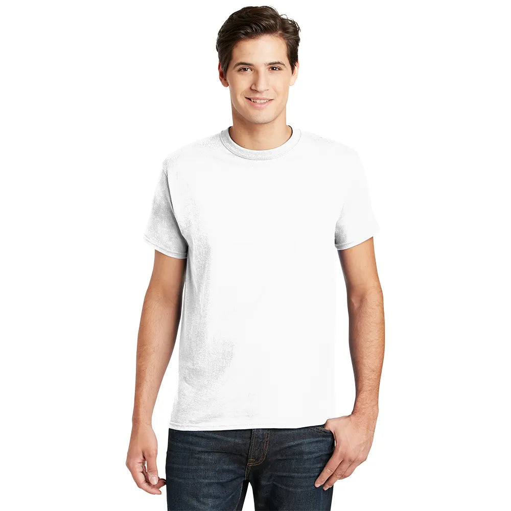 Hanes - Essential-T 100% Cotton T-Shirt Decorated - White