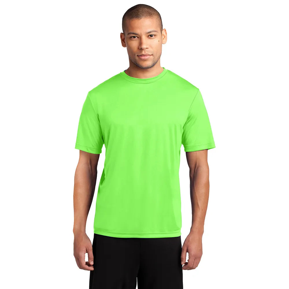 Port & Company Performance Tee Decorated - Neon Green