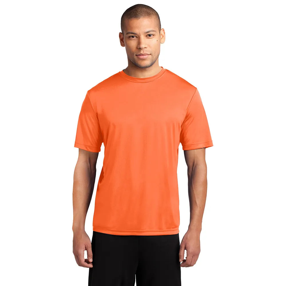 Port & Company Performance Tee Decorated - Neon Orange