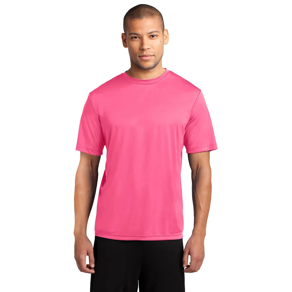 Port & Company Performance Tee Decorated - Neon Pink
