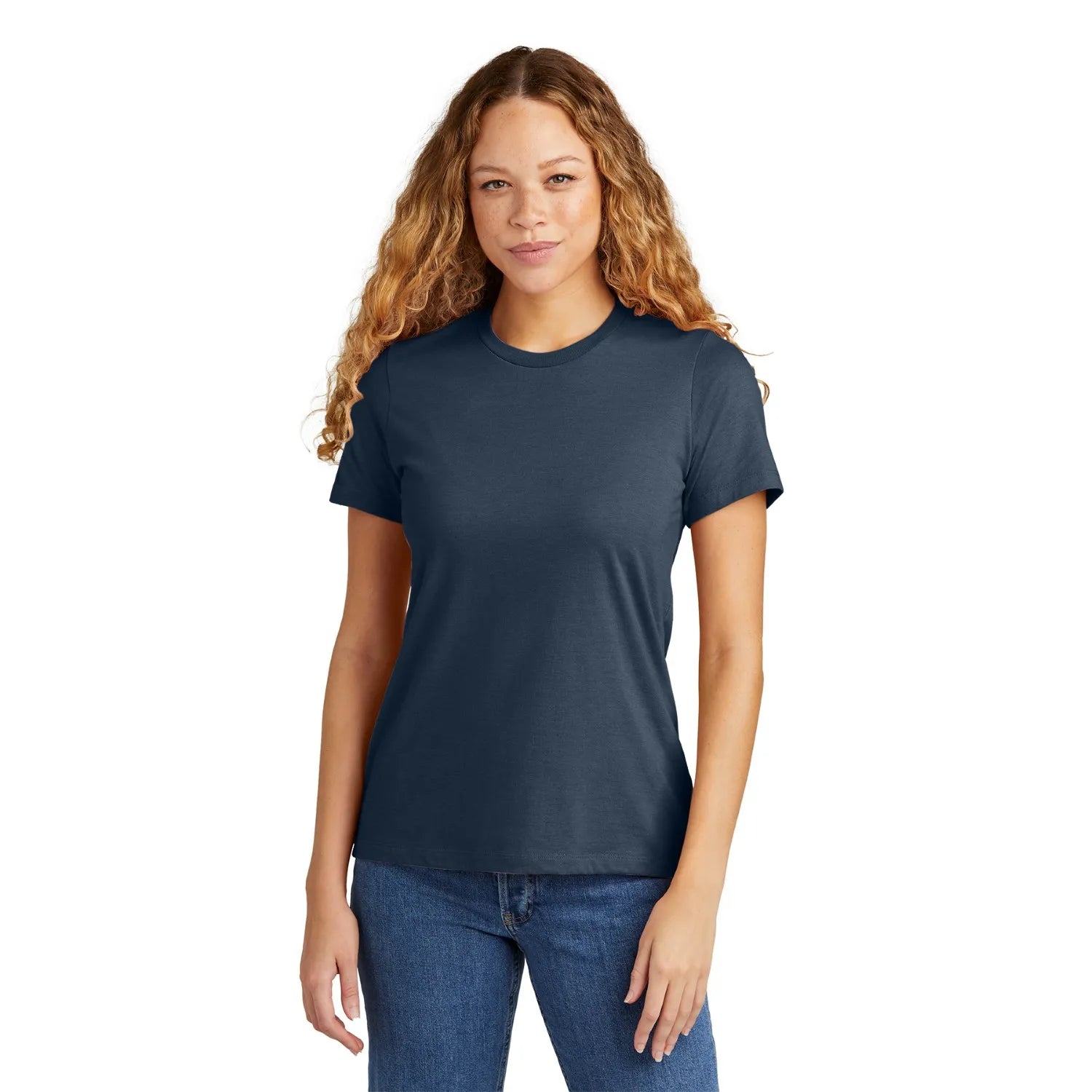 Gildan Softstyle Women’s CVC T-Shirt Decorated - Navy Blue Mist