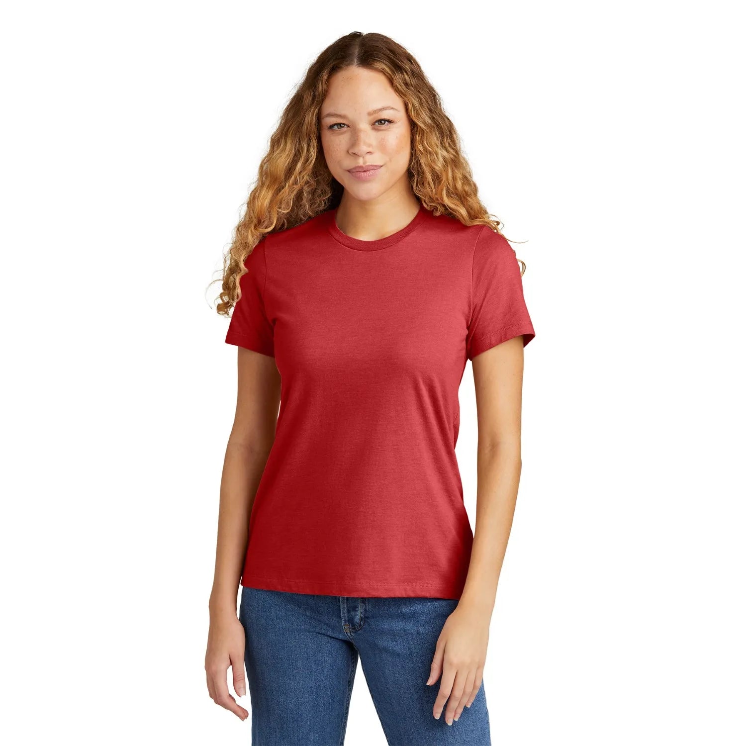Gildan Softstyle Women’s CVC T-Shirt Decorated - Red Mist