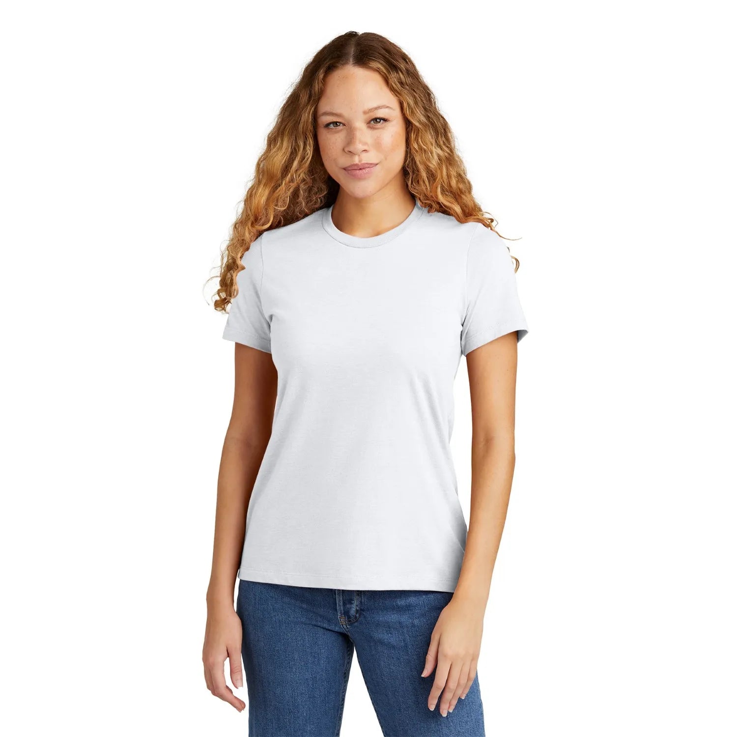 Gildan Softstyle Women’s CVC T-Shirt Decorated - White