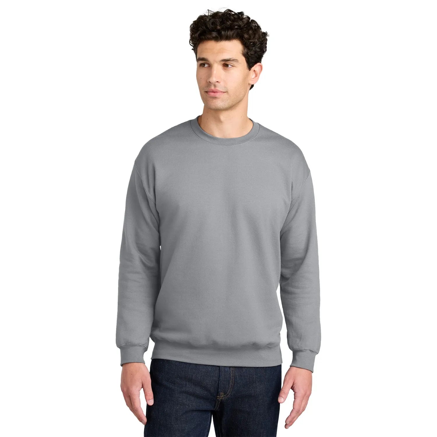 Gildan Softstyle Crewneck Sweatshirt Decorated - Cement Grey