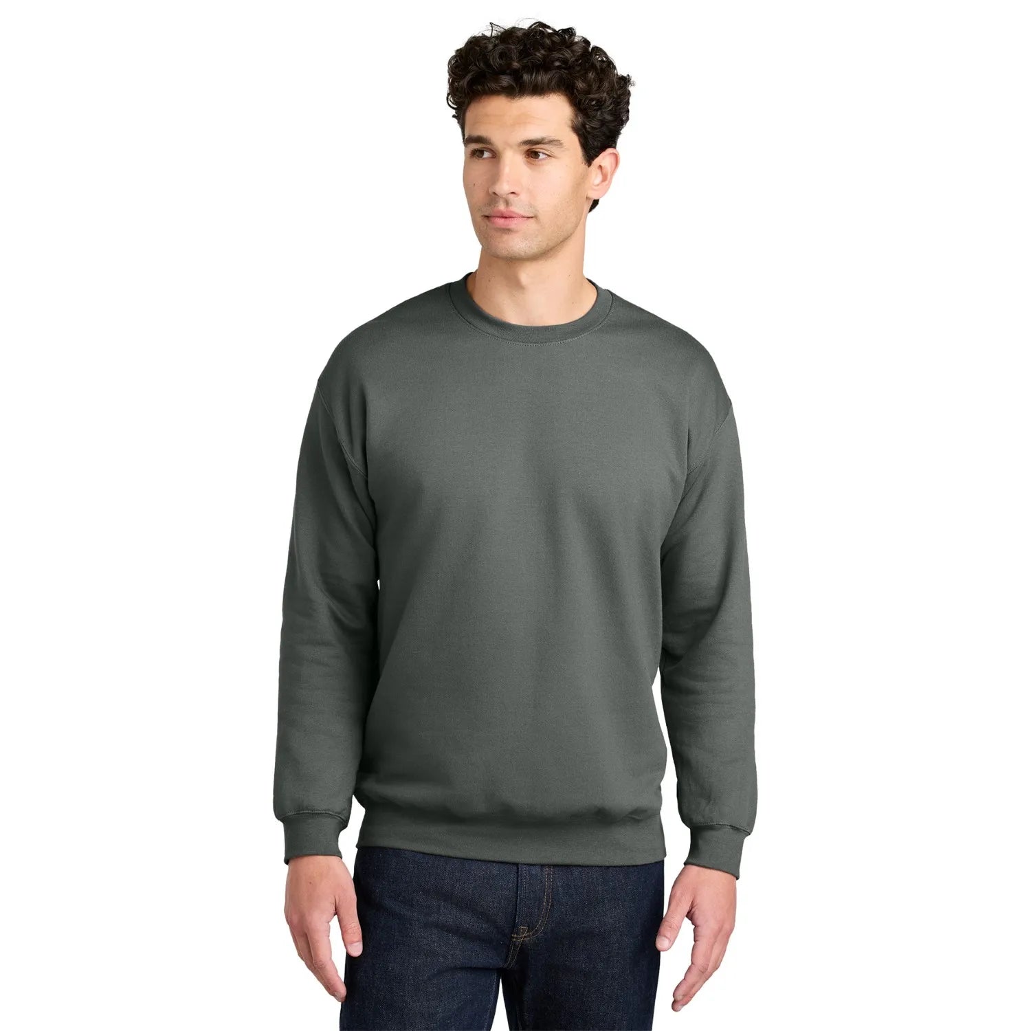 Gildan Softstyle Crewneck Sweatshirt Decorated - Charcoal Grey