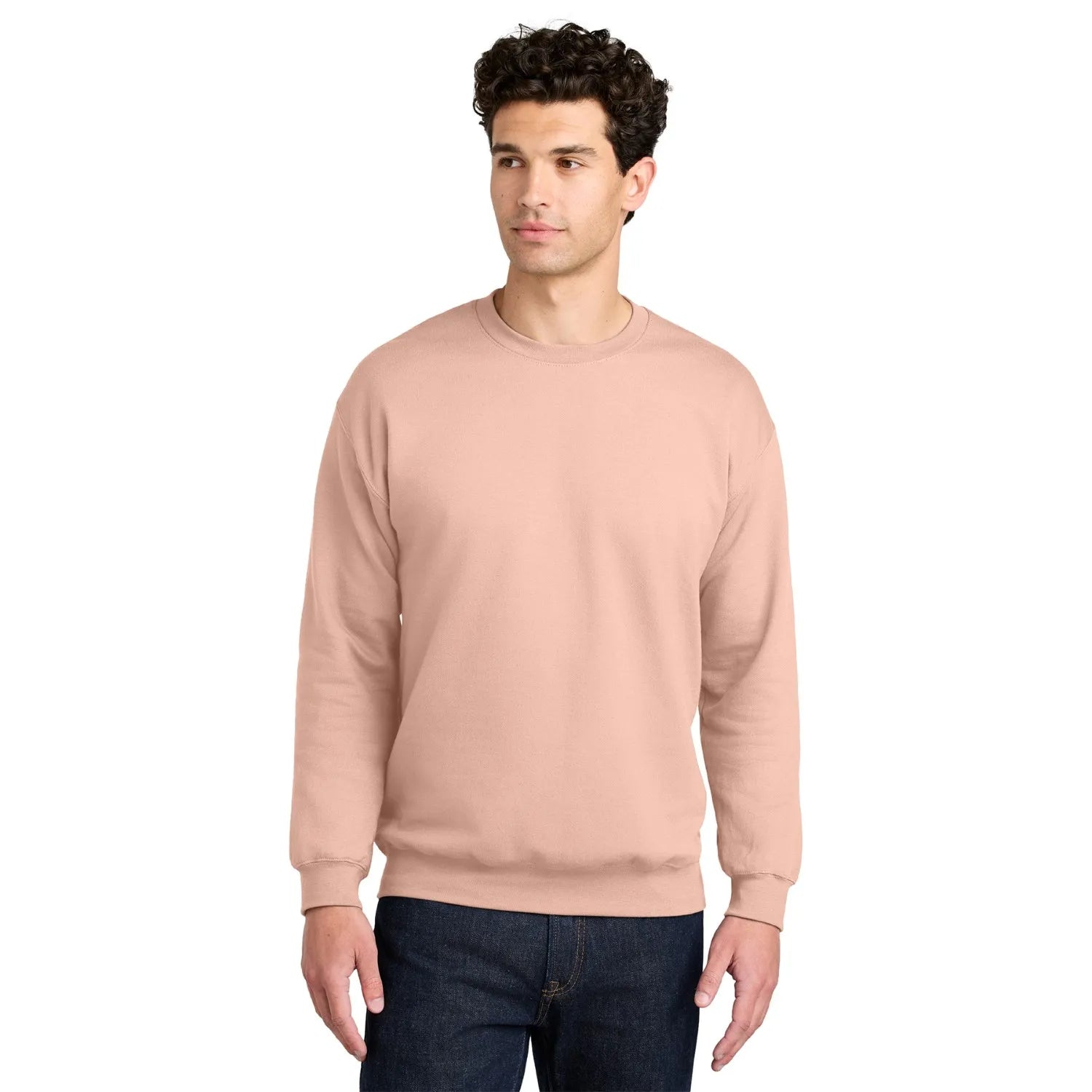 Gildan Softstyle Crewneck Sweatshirt Decorated - Dusty Rose