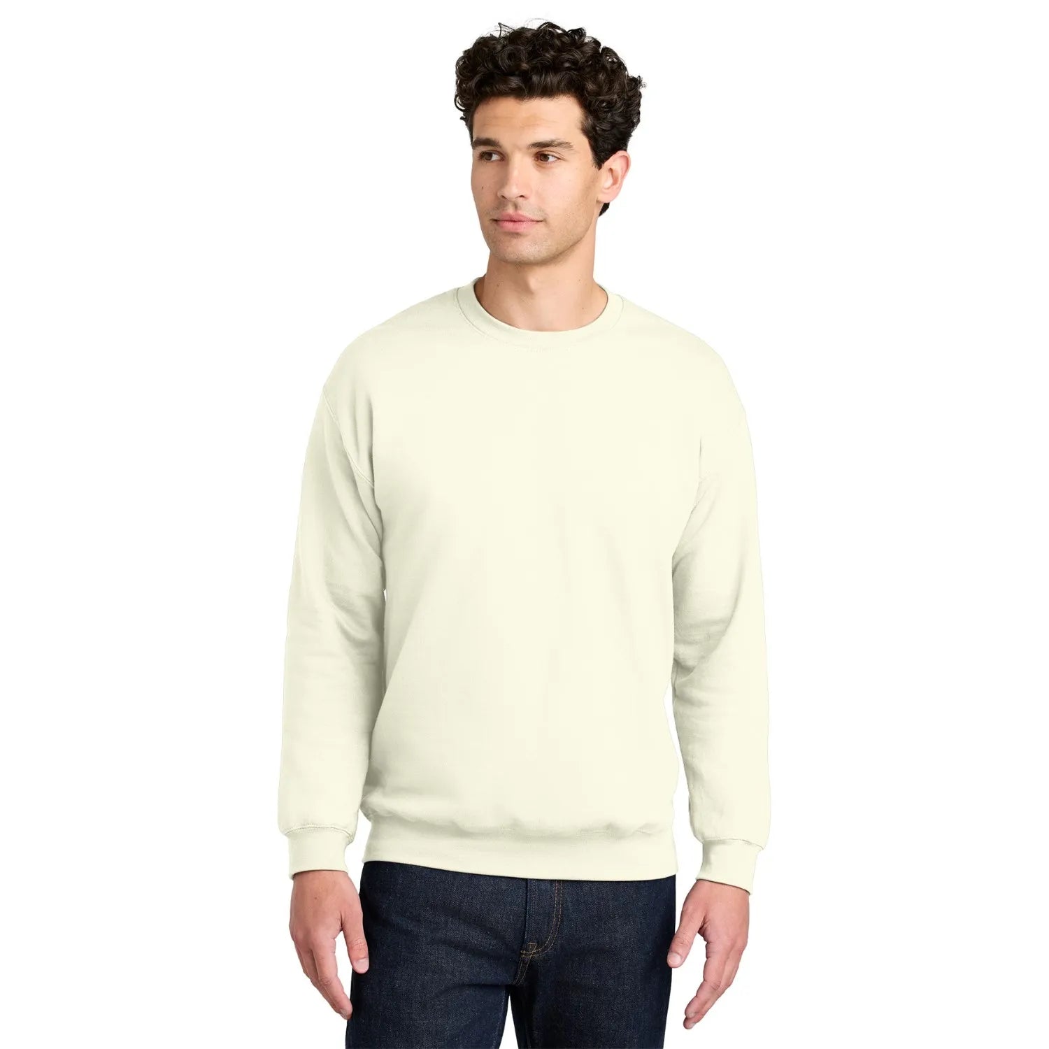 Gildan Softstyle Crewneck Sweatshirt Decorated - Off White