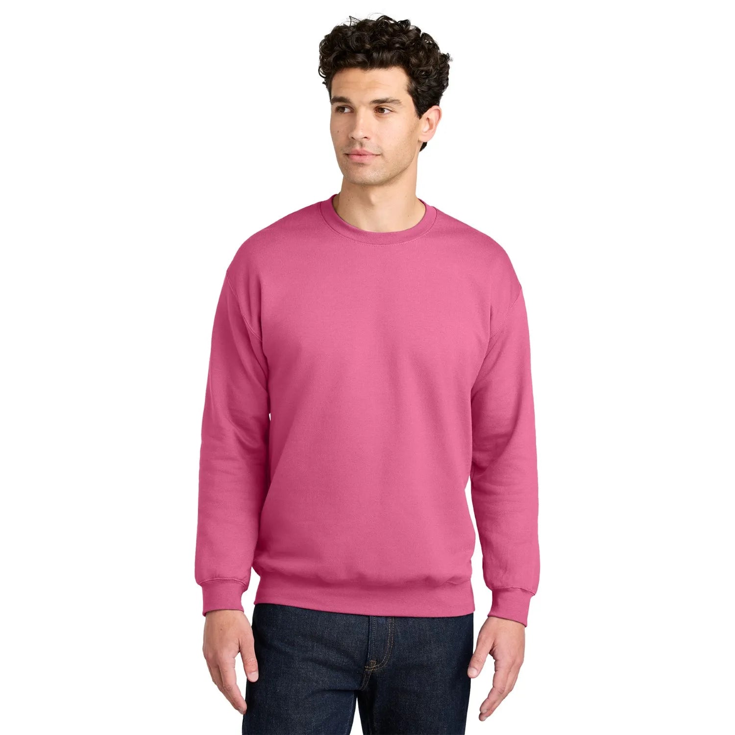 Gildan Softstyle Crewneck Sweatshirt Decorated - Pink Lemonade