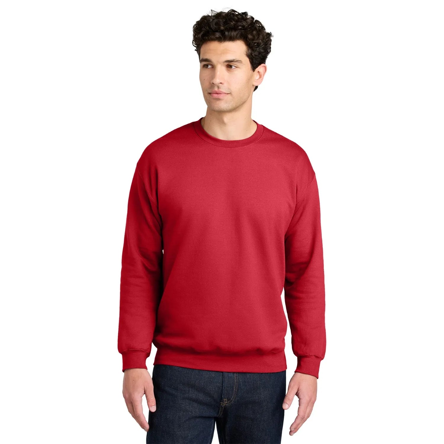 Gildan Softstyle Crewneck Sweatshirt Decorated - Red