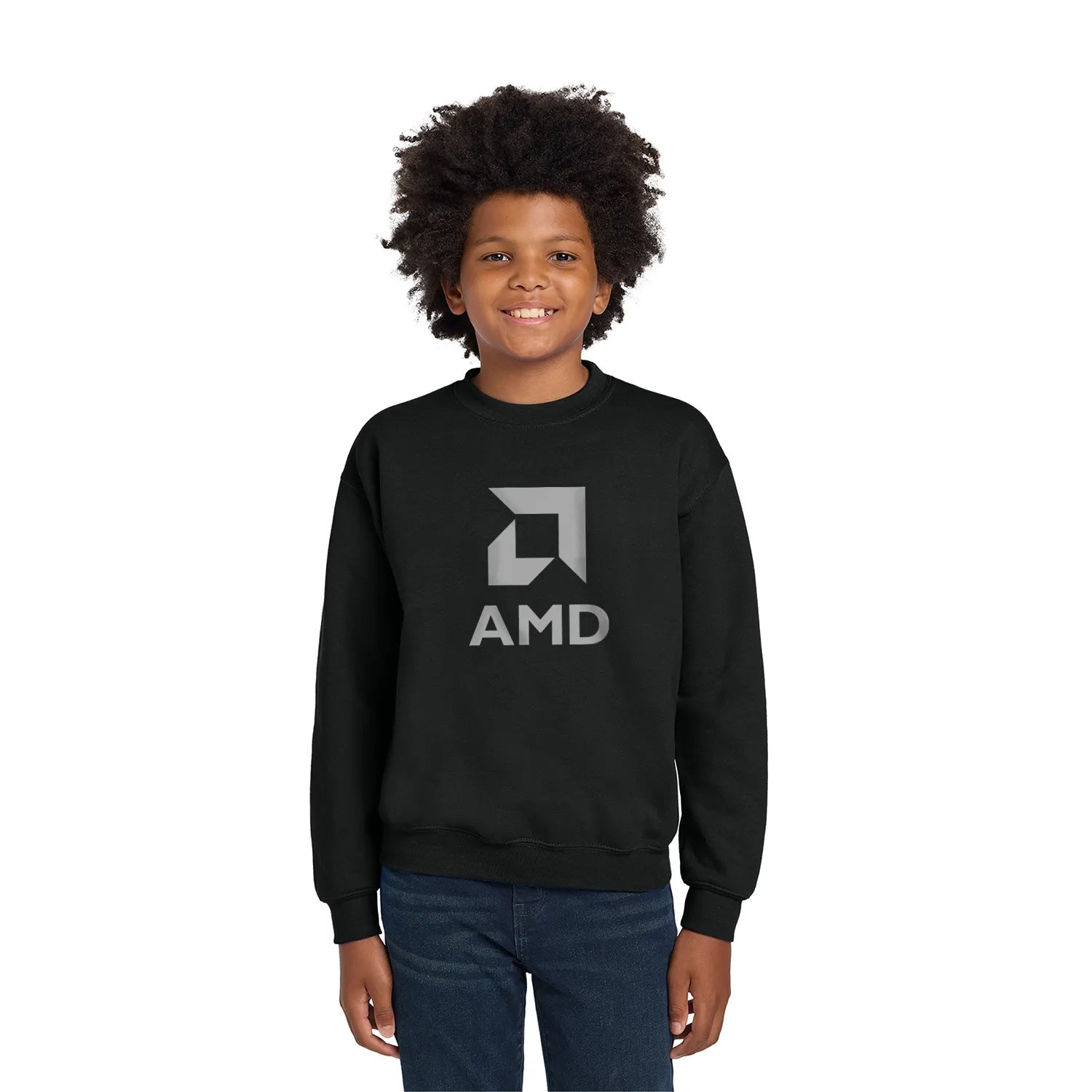 Gildan Gildan - Youth Heavy Blend Crewneck Sweatshirt - Black (PMS 426C)