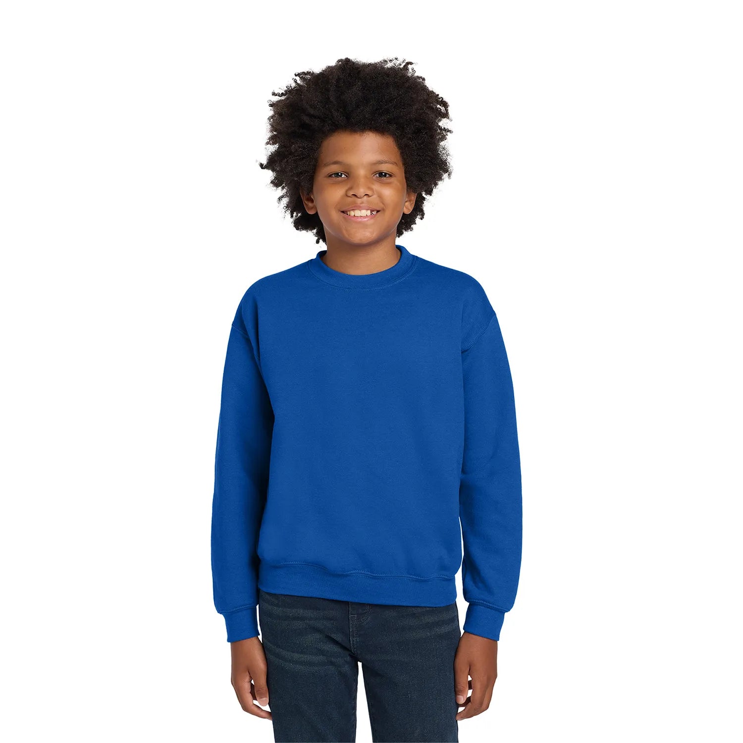 Gildan Gildan - Youth Heavy Blend Crewneck Sweatshirt - Royal Blue (PMS 7686C)