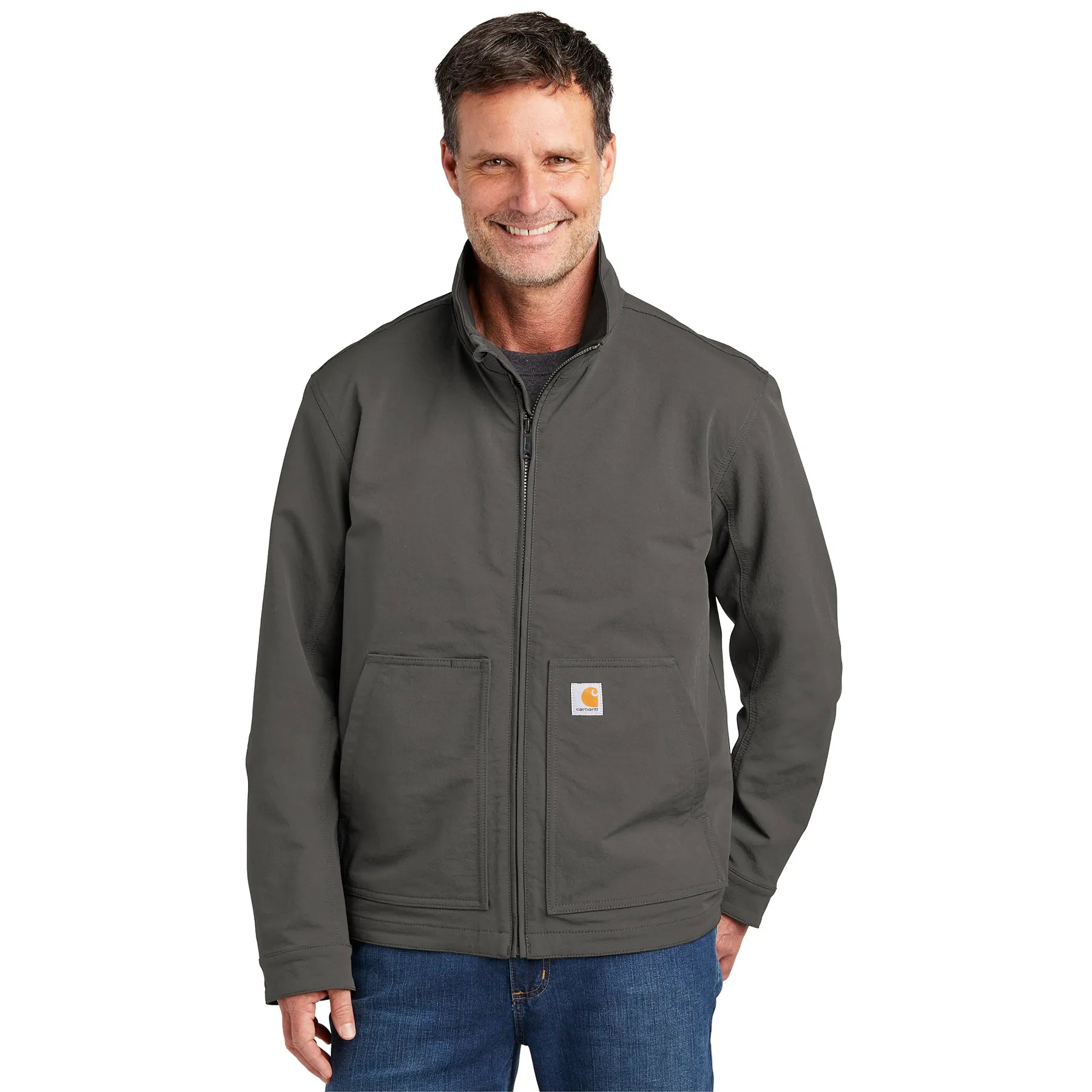 Carhartt Super Dux Soft Shell Embroidered Jacket - Greige Grey