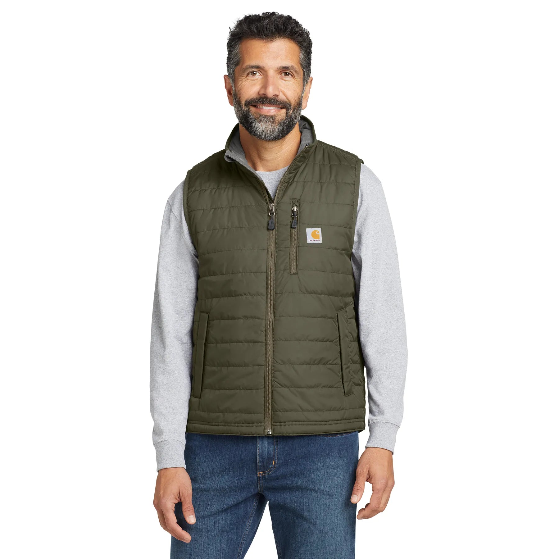 Carhartt Gilliam Embroidered Vest - Moss Green
