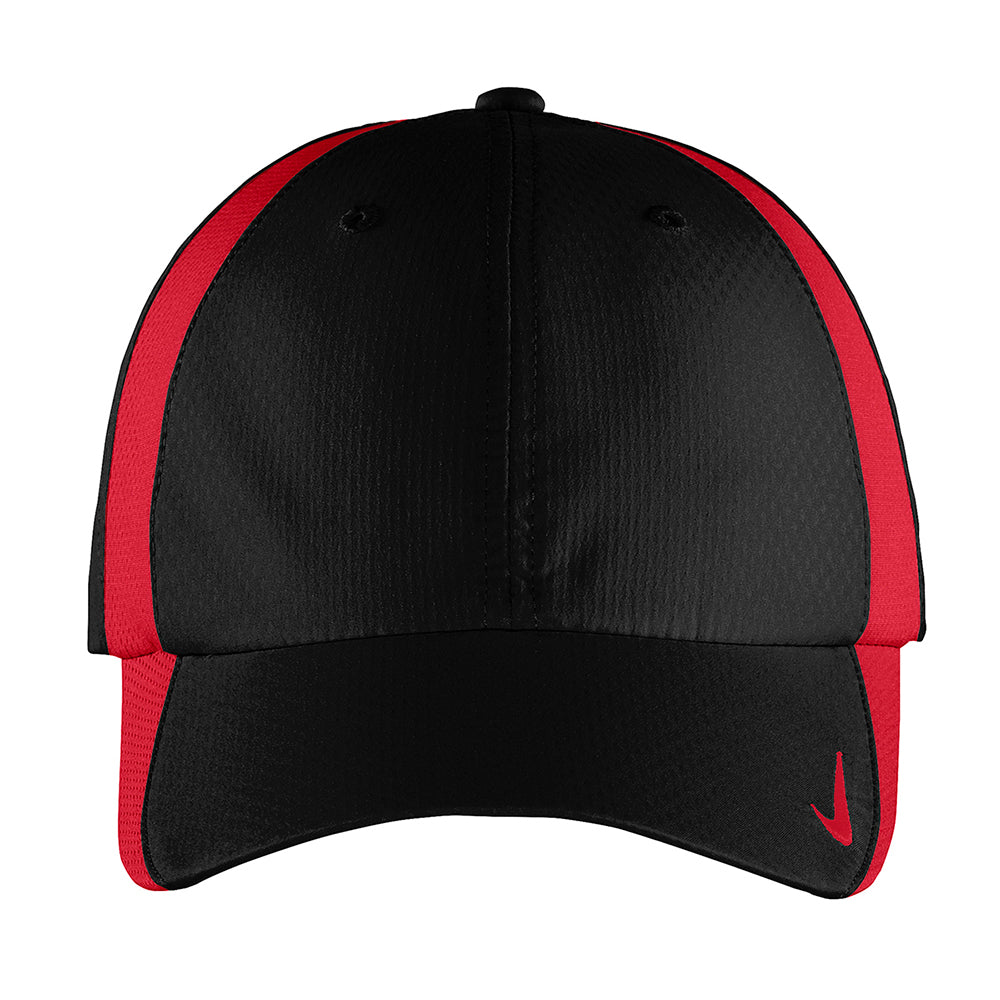 Nike Sphere Performance Embroidered Cap - Black/Gym Red