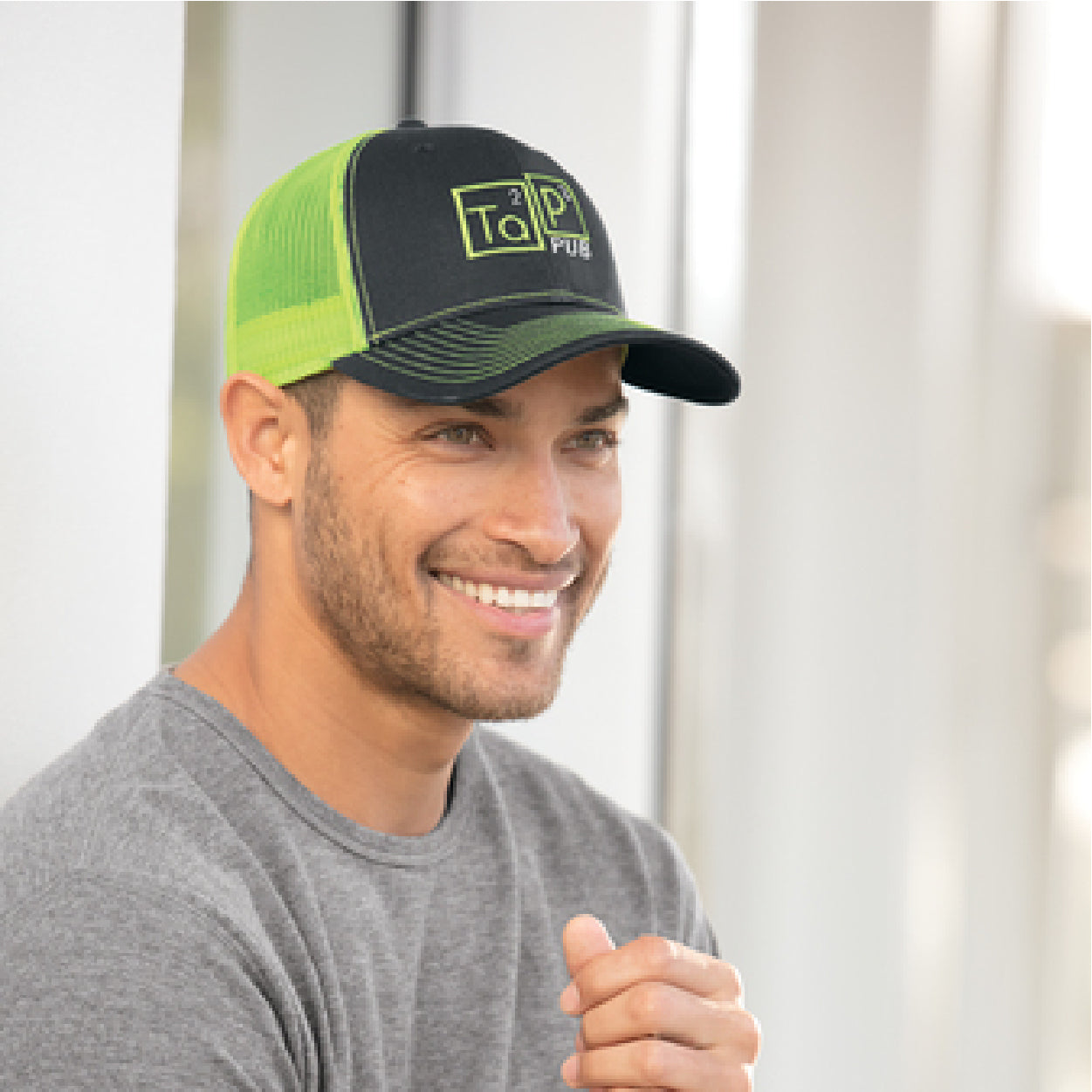 Port Authority Snapback Trucker Embroidered Cap