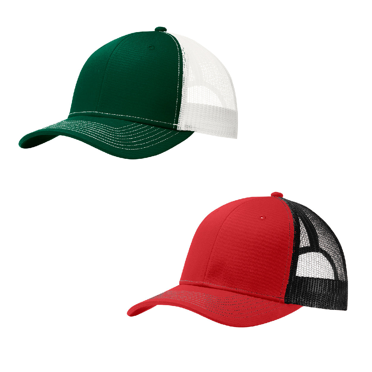 Port Authority Snapback Trucker Embroidered Cap