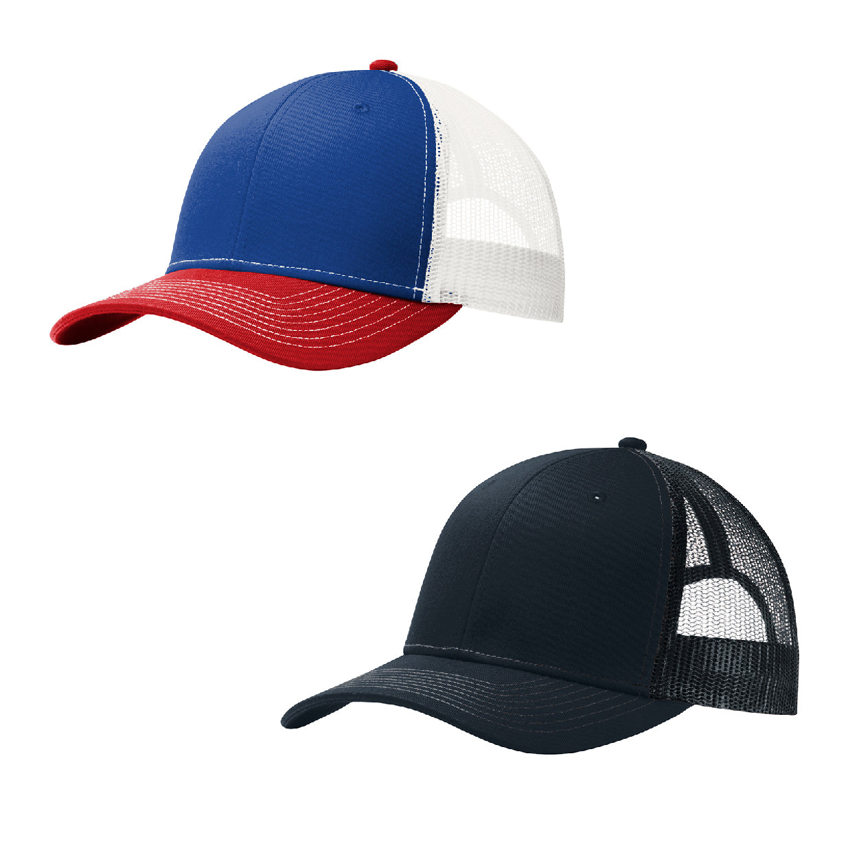 Port Authority Snapback Trucker Embroidered Cap