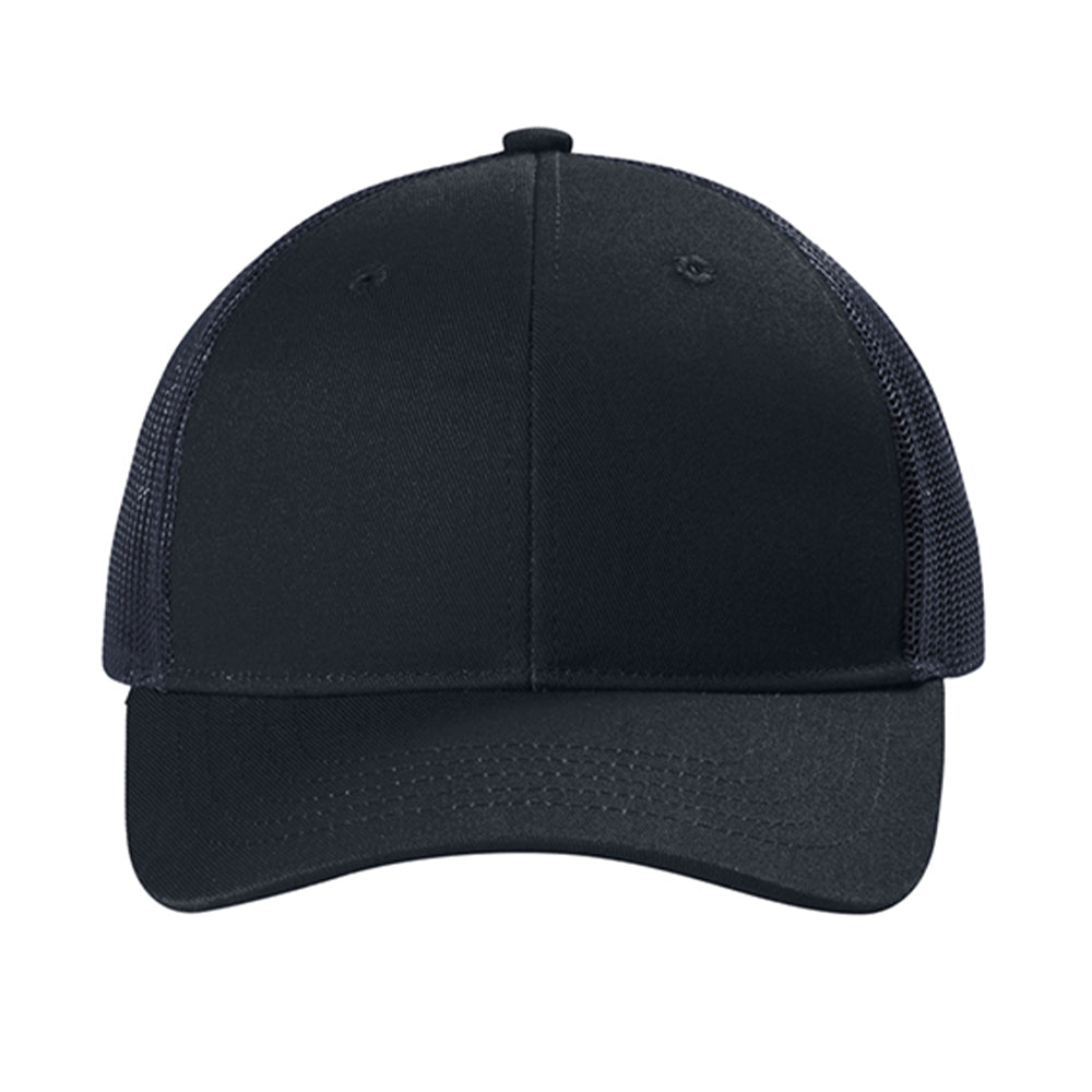 Port Authority Youth Snapback Trucker Embroidered Cap - Rich Navy Blue