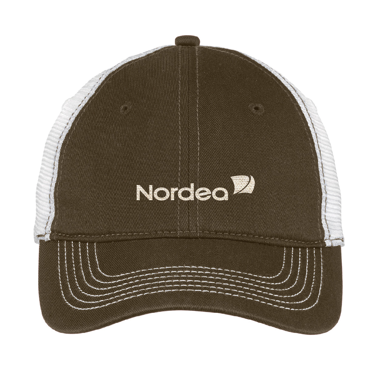 District Mesh Back Embroidered Cap - Royal Blue/White