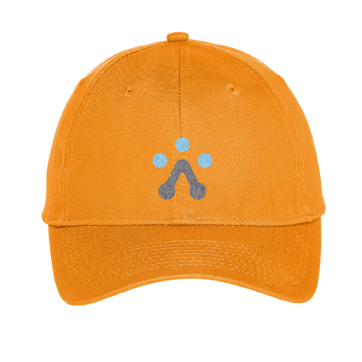 Port & Company Six-Panel Unstructured Twill Embroidered Cap - White