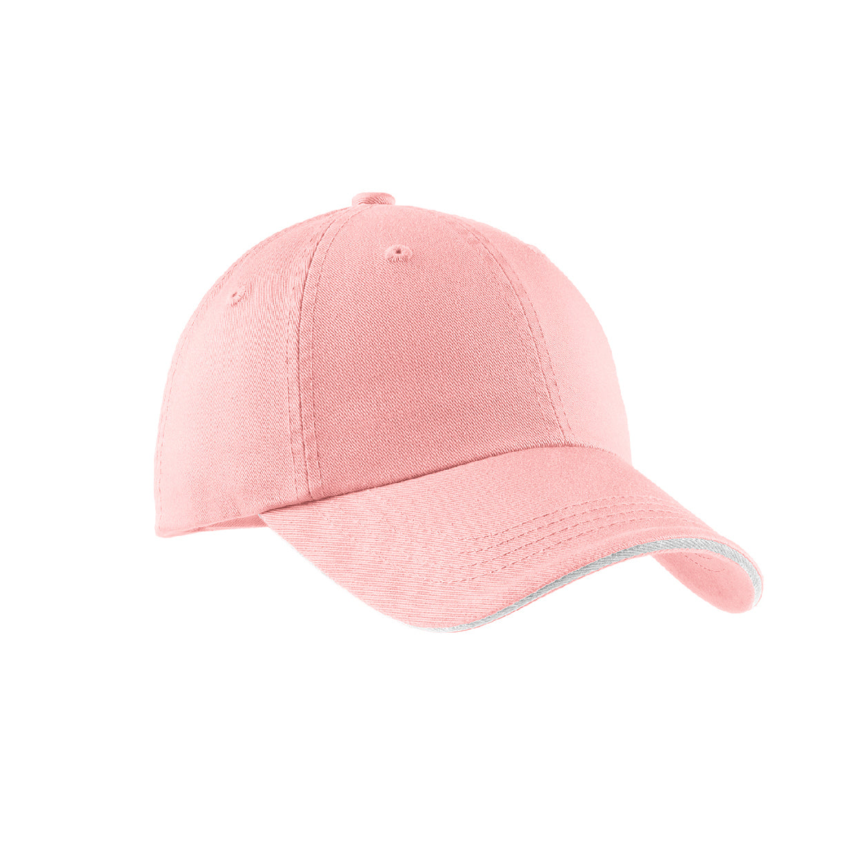 Port Authority Sandwich Bill Embroidered Cap with Striped Closure