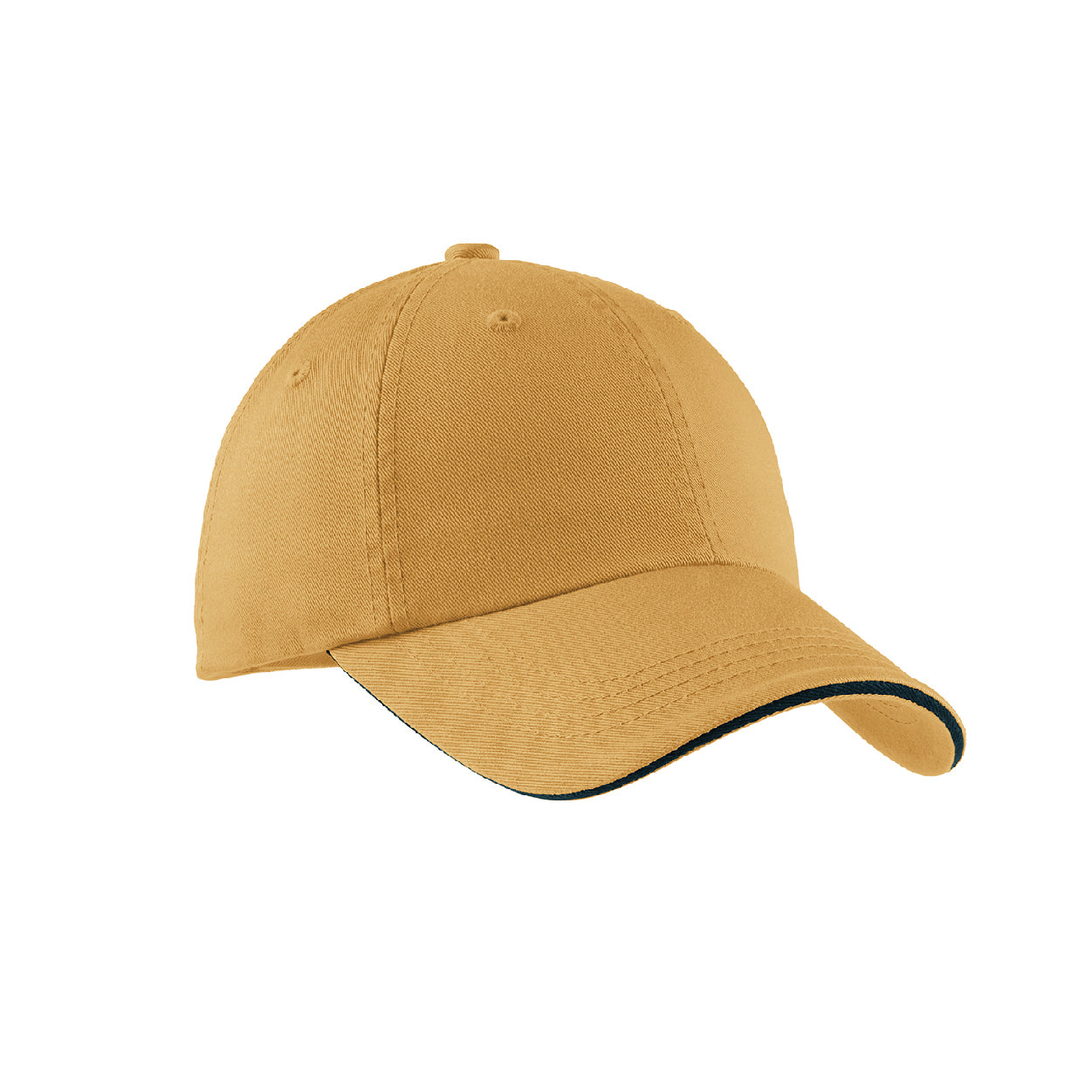 Port Authority Sandwich Bill Embroidered Cap with Striped Closure