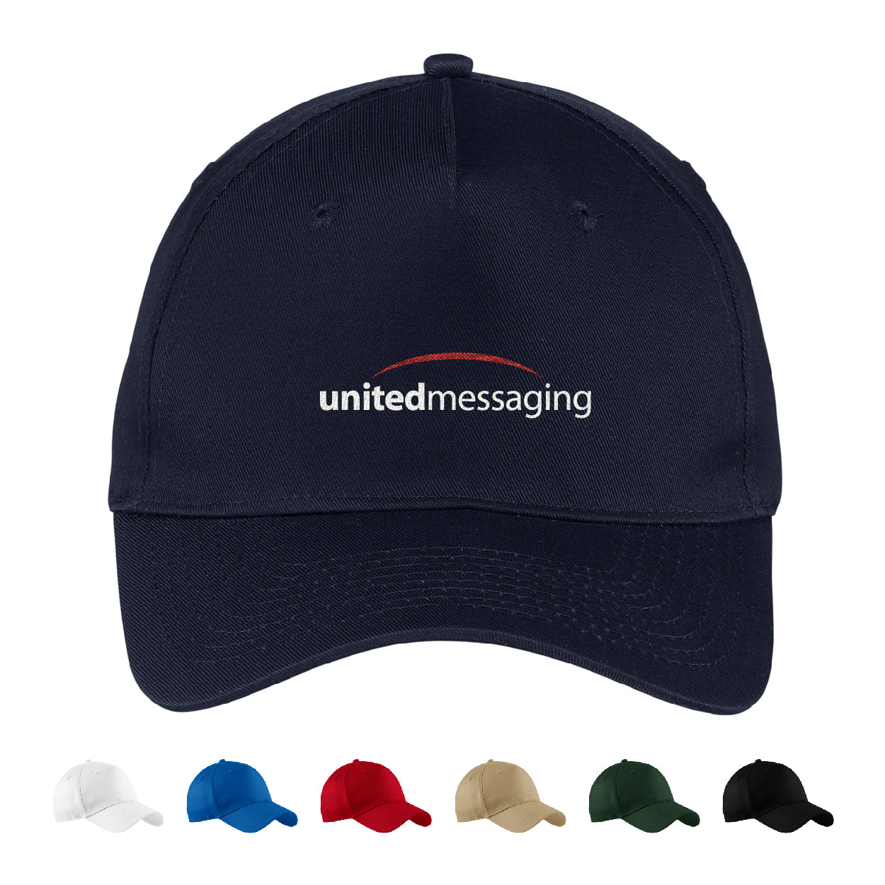 Port & Company - Five-Panel Twill Embroidered Cap - Port & Co