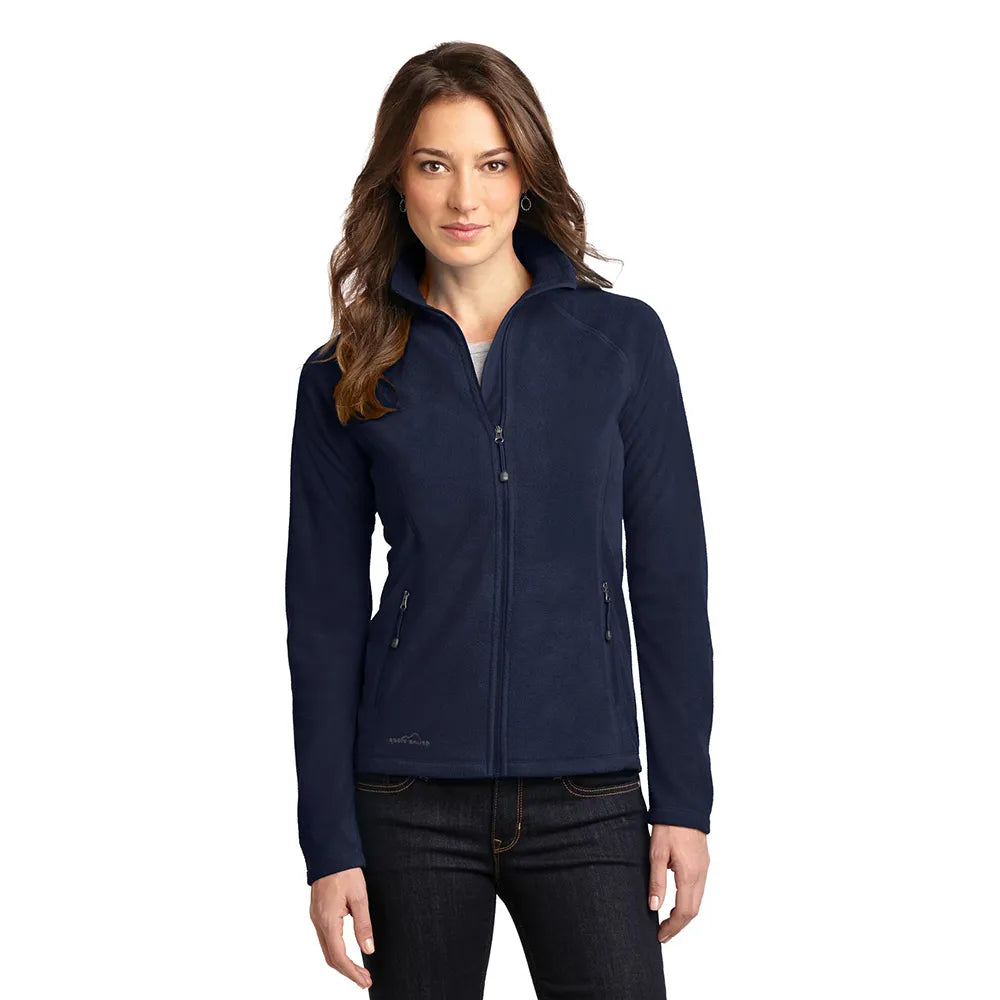 Eddie Bauer Women's Full-Zip Microfleece Embroidered Jacket