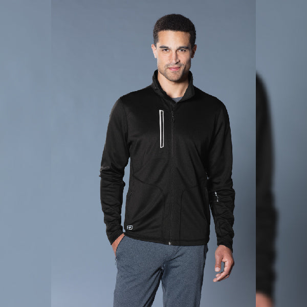 OGIO Fulcrum Embroidered Full-Zip - Gear Grey (PMS 425C)