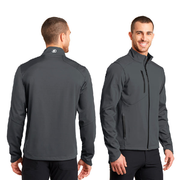 OGIO Crux Embroidered Soft Shell - Gear Grey (PMS 425C)