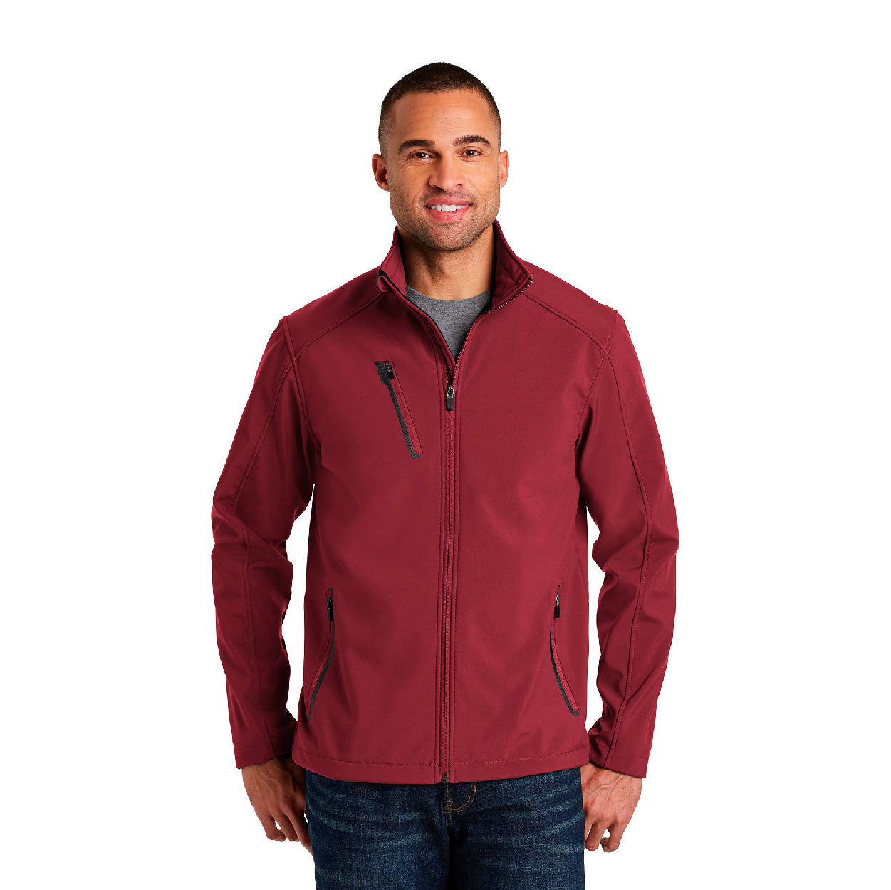 Port Authority Welded Soft Shell Embroidered Jacket - Dress Blue Navy (PMS 533C)