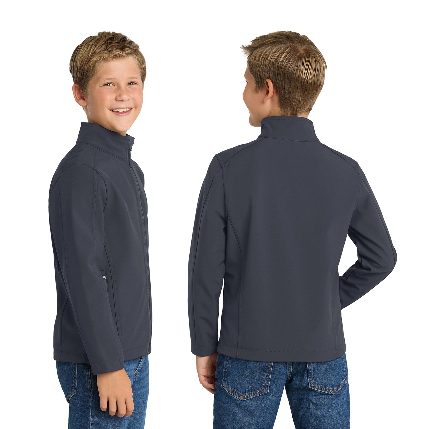 Port Authority Embroidered Youth Core Soft Shell Jacket